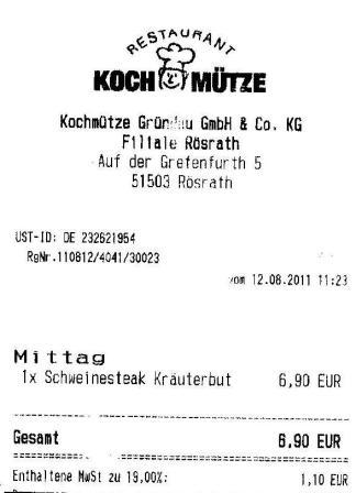 buergerstimme Hffner Kochmtze Restaurant